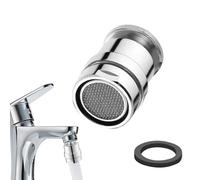 Ayero de fregadero de cocina, aireador de baño de baño - Piezas de repuesto del filtro del aireador de latón,Filtro de fregadero que ahorra agua, burbujeador de a prueba de salpicaduras para el grifo