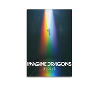 AYERWAENN Evolve Imagine Dragons - Póster estético para pared, lienzo vintage, pintura decorativa para sala de estar, dormitorio, decoración de 30 x 45 cm, estilo sin marco