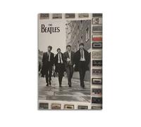 AYERWAENN Póster estético de Erik The Beatles Abbey Road para pared, lienzo vintage, pintura decorativa para sala de estar, dormitorio, decoración de 30 x 45 cm, estilo sin marco