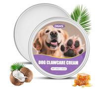 AYESY Crema Almohadillas Perros, 50g Bálsamo Calmante para Mascota Protege Patas Prevenir el Agrietamiento con Mantequilla de Karite Crema Curativa para Perros y Gatos 2 Piezas