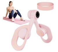 AYESY Ejercitador de Piernas Suelo Pelvico, Fortalecedor de Suelo Pélvico Ejercicio Gimnasio en Casa Maquina Kegel Fortalecedor Tronco para Pierna y Muslo Interior Entrenador de Suelo pélvico-Rosa