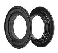 ayex Adaptador Retro Compatible con Canon de 49 mm, Adaptador de Macro inverso para atornillar al revés un Objetivo Anillo de inversión