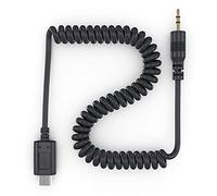 ayex Cable Adaptador en Espiral E2/RR90 para Disparador Remoto de cámara Fujifilm X-T10 X-M1 X-A3 X-A10 GFX 50S etc.