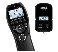 ayex Disparador Remoto inalámbrico con Temporizador AX-5 Compatible con Fujifilm RR90 E2 por Ejemplo X-T10 X-M1 X-A3 X-A10 GFX 50S