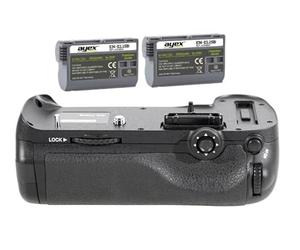 ayex Empuñadura de batería Compatible con Nikon D600 D610 Similar a MB-D14 + 2 baterías EN-EL15B Mango óptimo para fotografiar en Formato Vertical