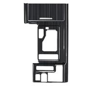 AYEXNSV Adhesivo for Panel de Caja de Cambios Compatible con Toyota Land Cruiser Prado 150 LC150 FJ150 2022 2021 2020 2019 2018. Accesorios de decoración Interior for Coches.(Black A Style)