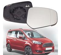 AYEXO Cristal de Espejo Retrovisor CalefaccióN de Coche para Ford Tourneo/Transit Courier 2014-2023,Reemplazo Lente De Cristal De Espejo Retrovisor Exterior Ajustable,B-Right