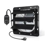 Aygrochy 300mm Ventilador extractor de aire con regulador, para calefacción, refrigeración, tiendas de crecimiento, hidroponía, uso doméstico, ventilación y extractor de aire.