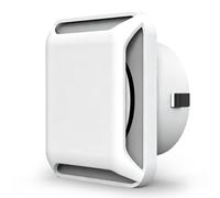 Aygrochy Válvula cuadrada de plástico ABS de 100 mm, ajustable, engrosada, cubierta de ventilación para ventilador, ventilador de tubo, dormitorio, baño, oficinas