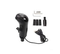 AyGwbyx Pomo de palanca de cambios USB para simulador, plug-and-play, cambio versátil de 18 velocidades, compatible con modelos Logitech, color negro, 1 juego