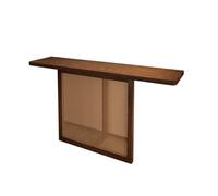 AYHARYLH Entryway Console Table For Living Room, Narrow Rattan Sofa Tables with Storage Shelf For Behind Couch, Hallway, Bedroom & Porch(100cm/39.3in)