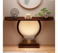 AYHARYLH Modern Wooden Console Table For Entryway, Narrow Sofa with Bottom Shelf For Behind Couch, Hallway, Living Room & Bedroom, Multi-Functional Accent(100cm/39.3in)