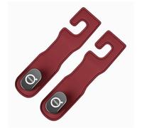 AYHYA Ganchos para Asiento de Coche para Volvo XC-40 XC-60 XC-70 XC-90, Gancho para Asiento de Coche -Ganchos para Reposacabezas de Coche, Accesorios Coche Interior,D Red