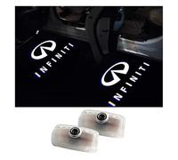 AYHYA Luces LED de Bienvenida para Infiniti FX G M EX QX, Luz de Bienvenida del Coche -Coche Logo Proyección, Luz de Puerta De Coche con Logotipo -Fácil de Instalar