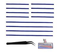 AYHYHLJZJ 12 piezas de tiras de felpa suave para aspiradora Dyson V6 V7 V8 V10 V11 V12 V15 DC58 DC59 DC62 DC72 DC74, cabezales de limpieza de aspiradora 4 largos (23 cm), 8 cortos (11,5 cm)