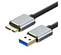 AYHYHLJZJ Cable USB 3.0 Micro B, 1M, 5Gbps USB 3.0 a conector Micro B, cable de datos para Galaxy Note S5, Disco Duro Toshiba Canvio Basic, Seagate Backup, Maxtor M3, WD My Passport, etc