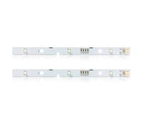 AYHYHLJZJ - Juego de 2 barras luminosas LED para refrigeradores Rongsheng/Hisense E349766 MDDZ-162A 1629348 12 V CC 2 W. Compatible con Refrigeradores Kenwood KIFF5017 Y KIFF5020