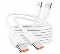 AYHYHLJZJ Pack de 2 cables de carga Hypercharge originales de 1M 120W 6A para Xiaomi Redmi Note 12 13 13T 14 14T 15 Ultra Pro 5G A5 A3 15C 14C, POCO F7 Ultra M7 X7 C85 C75, Tipo-A a Tipo-C para Xiaomi
