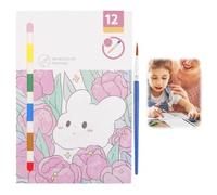 AYHYHLJZJ Pintura con libros de agua para niños pequeños, papel de pintura de acuarela para niños y niñas de 3 a 8 años, libro mágico nómada, regalo creativo para dibujar - animales