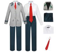 AYIMEIS Disfraz de Anime My Hero Academia para Hombre MHA Cosplay Midoriya Izuku Todoroki Shoto Uniforme Escolar Navidad Halloween Carnaval Fiesta Etapa Rendimiento Disfraces Adulto