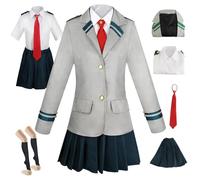 AYIMEIS Disfraz de Anime My Hero Academia para Mujer MHA Cosplay Midoriya Izuku Todoroki Shoto Uniforme Escolar Navidad Halloween Carnaval Fiesta Etapa Rendimiento Disfraces Adulto