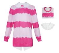 AYIMEIS Hombre Disfraz de Anime Baby Top Rosa y Cuello Disfraz de Anime Demonio Cazador Costume Boy Grupo Baby Cosplay Uniforme Navidad Halloween Carnaval Fiesta Disfraces Adultos XS-3XL