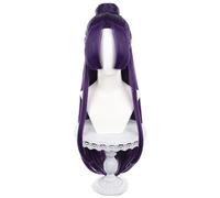 AYIMEIS Jinshi Cosplay Peluca Violeta 85cm Disfraz de Anime The Apothecary Diaries Jinshi Wig Navidad Halloween Carnaval Fiesta Etapa Rendimiento Accesorios Peluca Anime Adulto