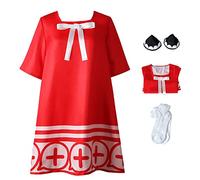 AYIMEIS Mujer Disfraz de Anya con Peluca Anime Spy X Family Cosplay Costume Anya Forger Uniforme Completo Navidad Halloween Carnaval Cosplay Fiesta Traje para Adulto S-3XL