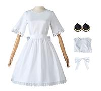 AYIMEIS Niña Disfraz de Anya con Peluca Anime Spy X Family Cosplay Costume Anya Forger Uniforme Completo Navidad Halloween Carnaval Fiesta Etapa Disfraces Chica 110-140