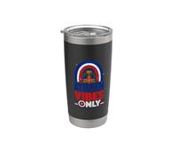 Ayisyen Vibes Only Haitian Flag Day Independence 1804 Pride Vaso térmico de acero inoxidable de doble pared