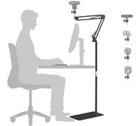 AYIZON Soporte de piso para cámara web, soporte de piso de metal compatible con Logitech C920 StreamCam C930 C922 C925e C615 Brio 4K