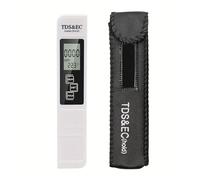 AYJYZHIAG Bolígrafo Detector de Calidad del Agua 3 en 1, medidor pureza Potable for el hogar, CE, TDS Alta precisión, 0-9990 ppm, comprobador Digital(White Holsters Box)