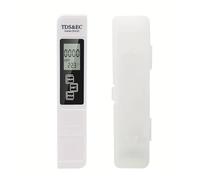 AYJYZHIAG Bolígrafo Detector de Calidad del Agua 3 en 1, medidor pureza Potable for el hogar, CE, TDS Alta precisión, 0-9990 ppm, comprobador Digital(White ABS Box)