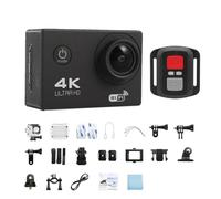 AYJYZHIAG Cámara de Acción 4K 1080P/30FPS WiFi 2,0 "170D Casco Impermeable subacuático cámara de grabación de vídeo cámaras Deportivas Mini cámara al Aire Libre(Black)