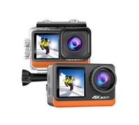 AYJYZHIAG Cámara de acción 4K Ultra HD 4K Pantalla Dual 2,0 WiFi 170D 16MP bajo el Agua 30M cámara Impermeable for Casco cámara Deportiva 4k