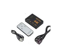 AYJYZHIAG Conmutador 4K compatible con Switch, 3 entradas, 1 salida, HD 1080P, cable divisor de vídeo, adaptador y convertidor concentrador 1x3 for PS4, TV Box, HDTV PC(Product B)