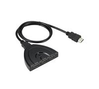 AYJYZHIAG Conmutador 4K compatible con Switch, 3 entradas, 1 salida, HD 1080P, cable divisor de vídeo, adaptador y convertidor concentrador 1x3 for PS4, TV Box, HDTV PC(Product E)