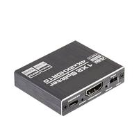 AYJYZHIAG Divisor 4K 1x4 2.0, divisor HDR 1x2, HDCP 1080P, conmutador for PS4 y TV(1x2 HDMI Splitter)