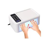 AYJYZHIAG Hogar y Salón Lámpara UV LED de 480 W for uñas, secador 108 con luz roja, Modo blanqueador, for manicura, lámpara 4 temporizadores