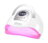 AYJYZHIAG Hogar y Salón Secador de uñas Sun X26 MAX, lámpara UV LED de 380 W for uñas, lámpara de manicura for Curar Esmalte de Gel con 81 LED y Sensor Inteligente automático for decoración de uñas