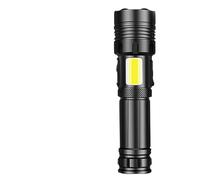 AYJYZHIAG Linterna más potente recargable por USB, linterna táctica de alta potencia.(XHP140-A-300W)