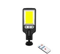 AYJYZHIAG Luces solares for exteriores, iluminación de seguridad con Sensor movimiento impermeable 3 modos, farola pared LED for jardín, 108/117COB, 1~4 Uds(117COB 3pcak)