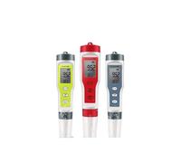 AYJYZHIAG Medidor de pH 4 en 1, medidor pH/TDS/EC/Temperatura, Monitor Digital Calidad del Agua for Piscinas, Potable y acuarios(Grey)