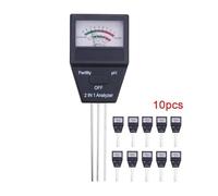 AYJYZHIAG Medidor de Suelo 2 en 1, comprobador de pH fértil for Plantas, Sensor de Humedad del Suelo portátil for el hogar, jardín, Tierras de Cultivo, huerto(10 Pcs)