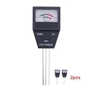 AYJYZHIAG Medidor de Suelo 2 en 1, comprobador de pH fértil for Plantas, Sensor de Humedad del Suelo portátil for el hogar, jardín, Tierras de Cultivo, huerto(2 Pcs)