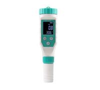 AYJYZHIAG Medidor Digital de Cloro y pH 7 en 1, analizador Calidad del Agua for Piscinas, Aguas Termales, Sal, ORP, TDS, CE Temperatura(Type 2)