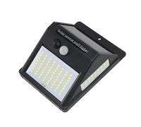 AYJYZHIAG Sensor de movimiento PIR 100LED control luz Solar 3 lados energía farola patio camino hogar jardín lámpara pared(100LED - 1 pcs)
