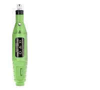 AYJYZHIAG Taladro de uñas eléctrico Profesional portátil, Herramientas manicura y pedicura, Juego limas Familiar, Equipo Taladro(Green Set-C6,USB Plug)