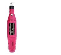 AYJYZHIAG Taladro de uñas eléctrico Profesional portátil, Herramientas manicura y pedicura, Juego limas Familiar, Equipo Taladro(Red Set-B3,US Plug)