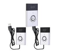 AYJYZHIAG Timbre intercomunicador de Voz inalámbrico, Monitor conversación bidireccional con botón Unidad Exterior, Receptor Interior, Timbre Puerta Seguridad Inteligente for el hogar(Silver 2pcs)